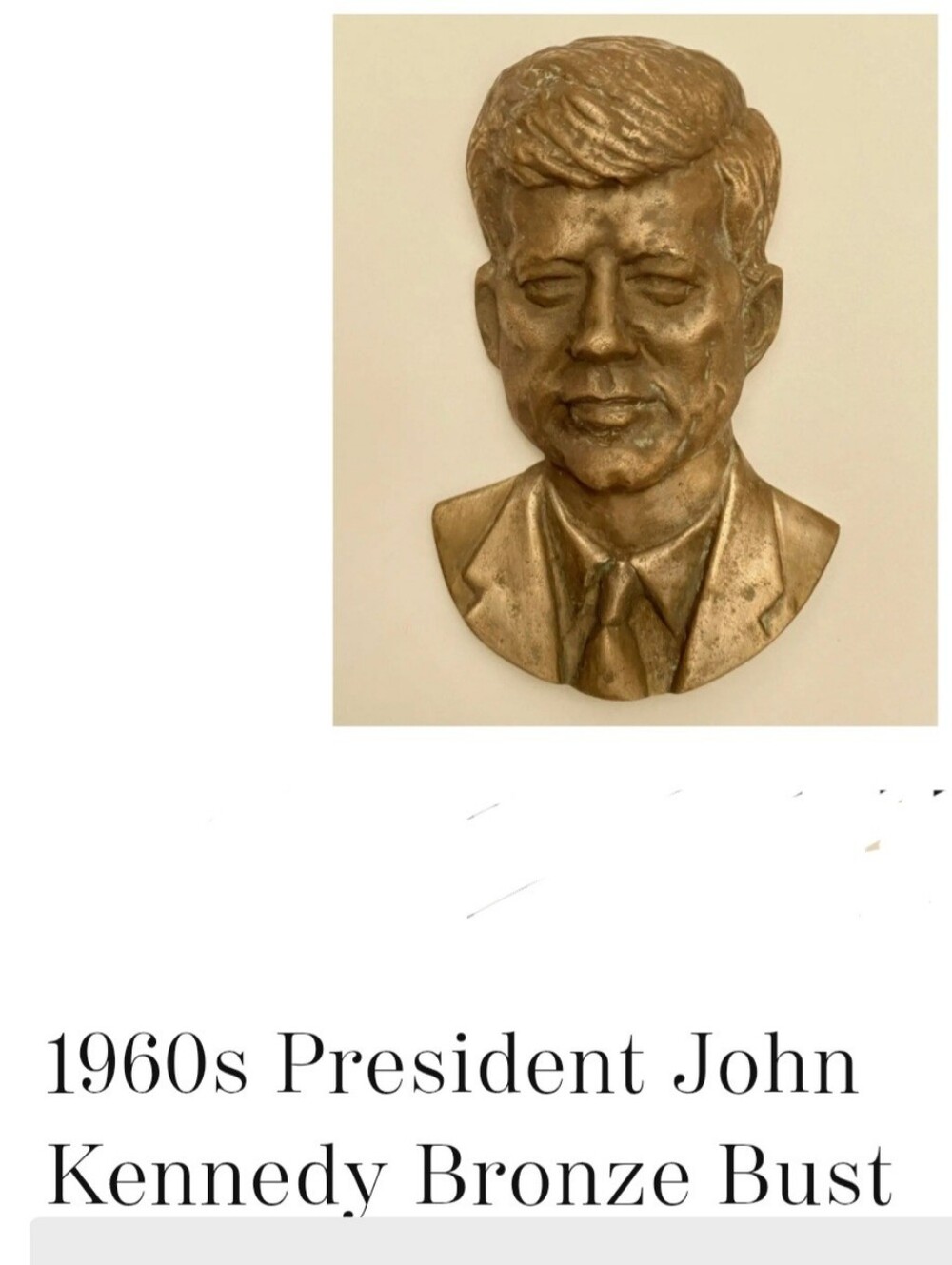 Bronze-Colored JFK Bust